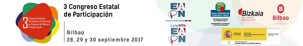 3 Congreso Estatal de Participación de personas en situación de pobreza y exclusión social